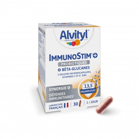 Alvityl ImmunoStim+ Probiotics 30 Capsules 3664492022147