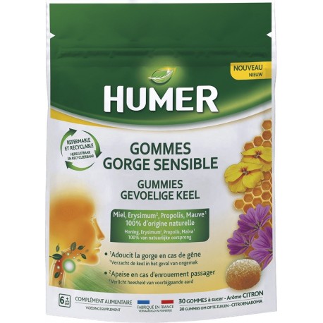 Humer Sensitive Throat Gummies 30 Gummies 3664492020068