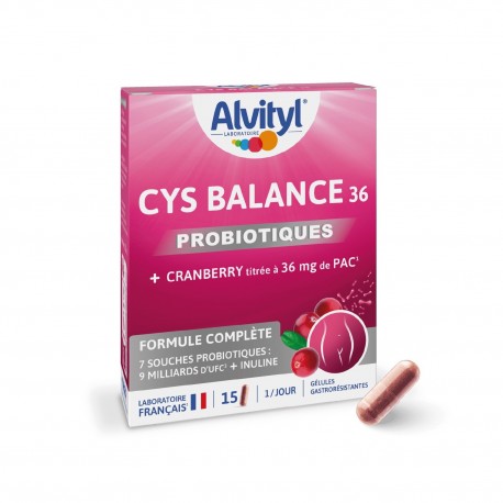 Alvityl Cys Balance 36 15 Capsules 3664492021447