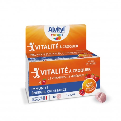 Alvityl Enfant Vitalité à Croquer 30 Comprimés 3664492023021