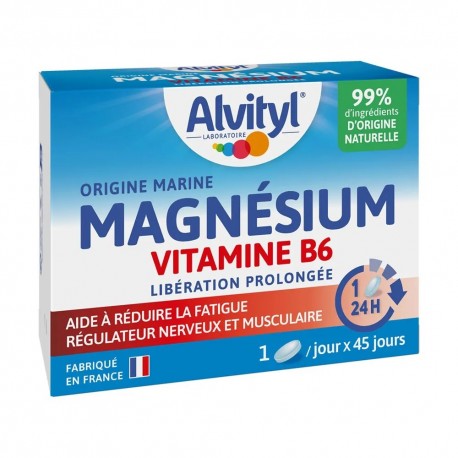 Alvityl Magnesium Vitamin B6 45 Tablets 3664492014401
