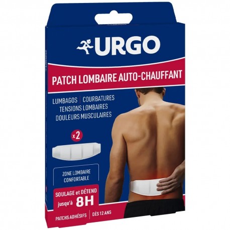 Urgo Patch Lombaire Auto-Chauffant 2 Patchs 3664492020563