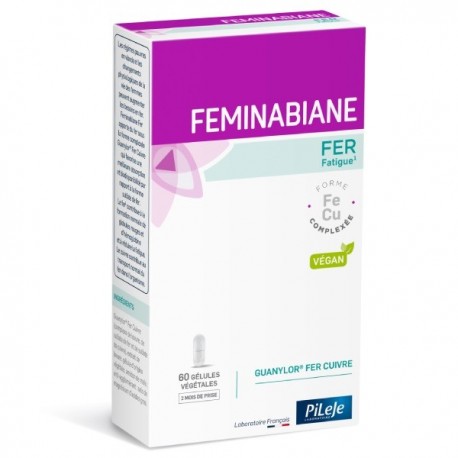 Pileje Feminabiane Fer 60 Gélules 3701145600663