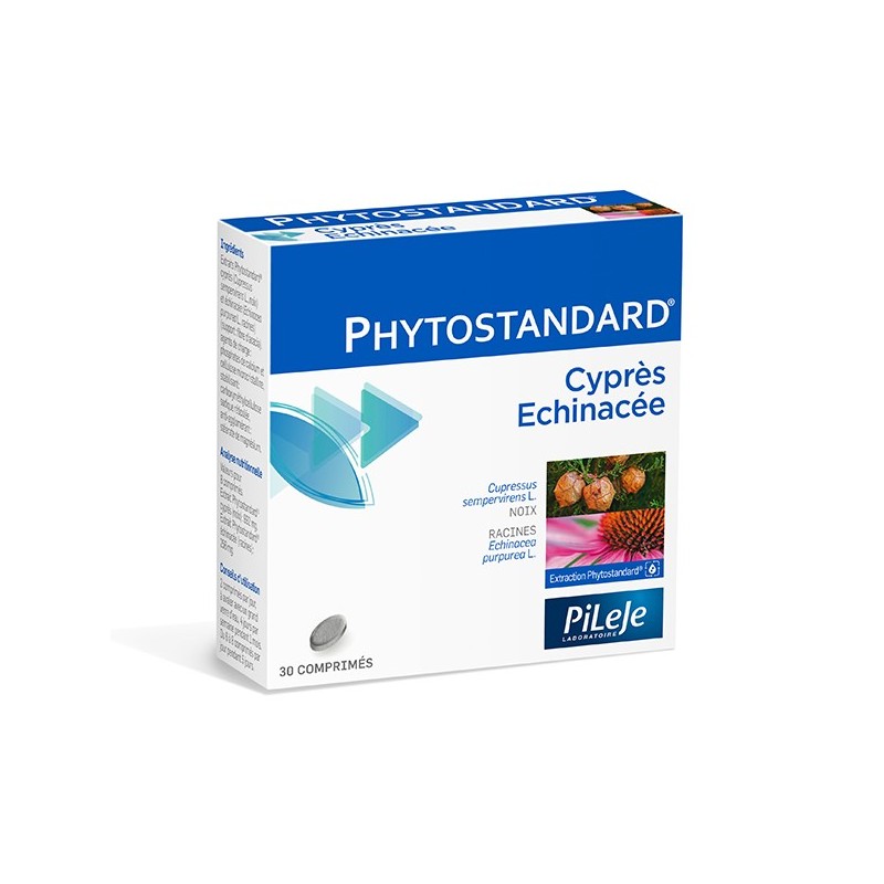Pileje Phytostandard Cyprès Échinacée 30 Comprimés