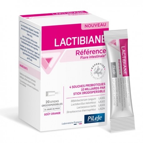 Pileje Lactibiane Référence 20 Sticks  3701145601509