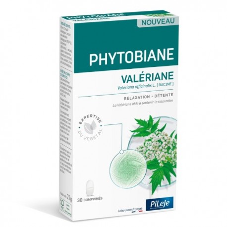 Pileje Phytobiane Valériane 30 Comprimés 3701145690398