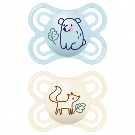 Mam Perfect 2 Silicone Soothers 2-6 Months 9001616835988