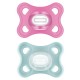 Mam Comfort 2 Sucettes Silicone 2-6 Mois Rose 9001616822445