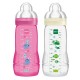 Mam Easy Active 2 Baby Bottles 2nd Age 330 ml Berry Pearl 9001616858291