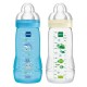 Mam Easy Active 2 Biberons 2ème Âge 330 ml Ice Pearl 9001616858307