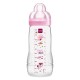 Mam Easy Active Biberon 2ème Âge 330 ml Décoré Rose 9001616857966