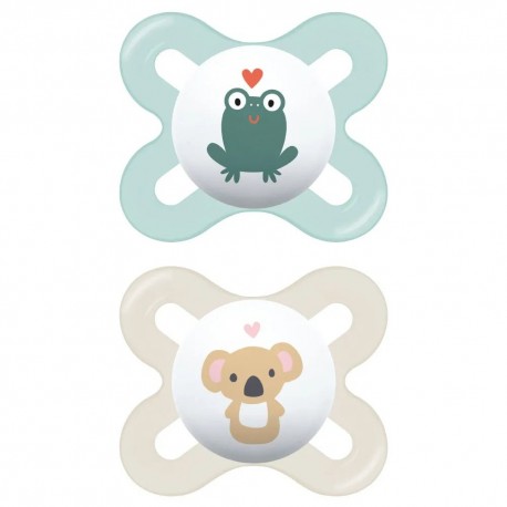 Mam Original Naissance 2 Sucettes Silicone 0-2 Mois 9001616835605