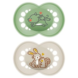 Mam Original Nature 2 Silicone Soothers 18+ Months 9001616835834
