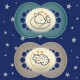 Mam Original Night 2 Silicone Soothers 6+ Months 9001616835711
