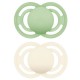 Mam Perfect Trend 2 Silicone Soothers 18+ Months 9001616836091