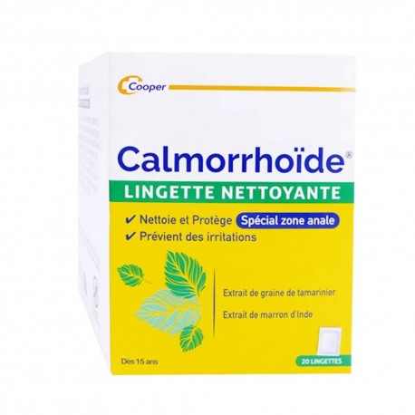Cooper Calmorrhoide 20 Wipes 3614810003730