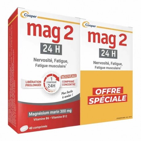 Mag 2 24H 2 x 40 Comprimés 3614810007974