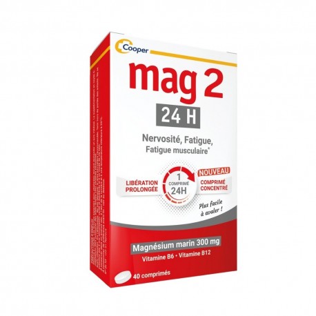 Mag 2 24H 40 Comprimés 3614810005611