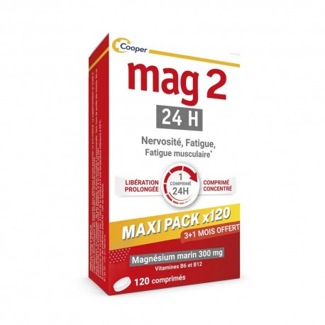 Mag 2 24H 120 Tablets 3614810005628