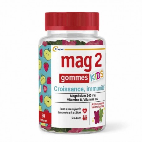 Mag 2 Kids Croissance et Immunité 30 Gommes 3614810007011