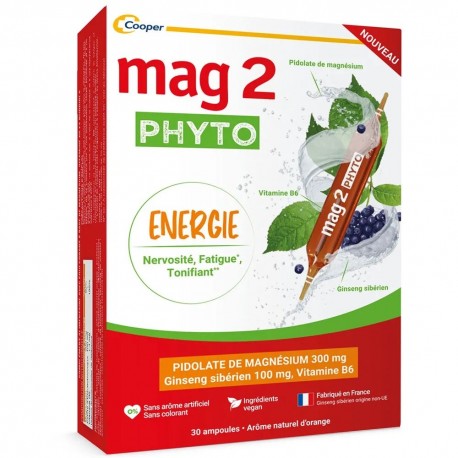 Mag 2 Phyto Énergie 30 Ampoules 3614810007127