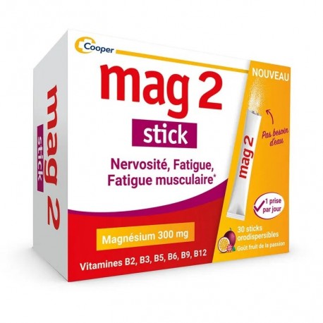 Mag 2 Nervousness Fatigue Stick 30 Sticks 3614810005369