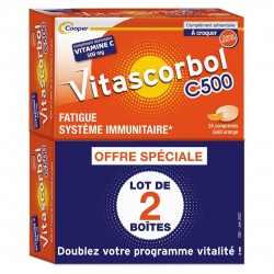 Vitascorbol C500 2 x 24 Comprimés 3614810004355