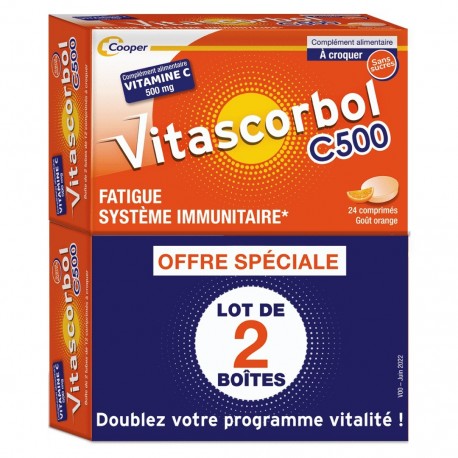 Vitascorbol C500 2 x 24 Tablets 3614810004355