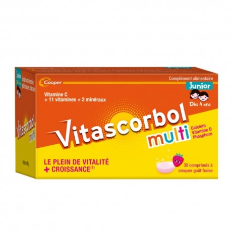 Vitascorbol Multi Junior 30 Chewable Tablets 3401564083862