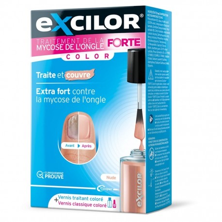 Excilor Forte Traitement de la Mycose de l'Ongle Color Nude 30 ml 5410765005168