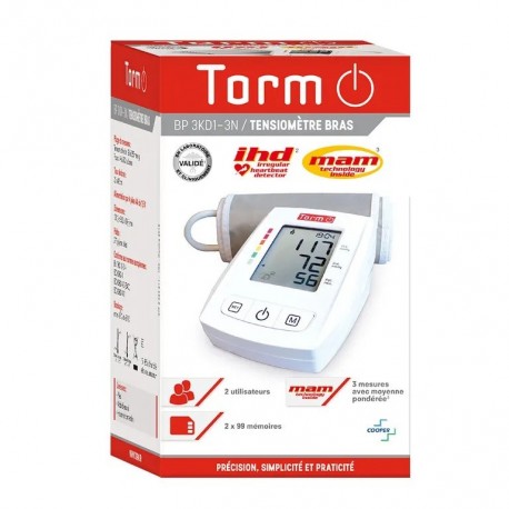 Torm Tensiomètre Bras BP3KD1-3N 3614819995951