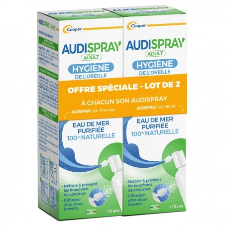 Audispray Adult Ear Hygiene 2 x 50 ml 3614810001934