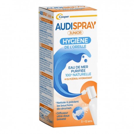 Audispray Junior Hygiène de l'Oreille 25 ml 7640107850622