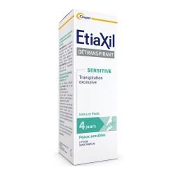 Etiaxil Détranspirant Traitement Transpiration Excessive Pieds Peaux Sensibles 100 ml