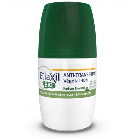 Etiaxil Organic Anti-Perspirant Deodorant 48H Green Tea Sensitive Skin Roll-On 50 ml 3614810002979