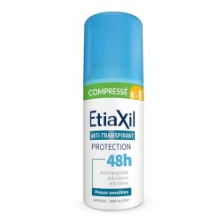 Etiaxil Anti-Perspirant Deodorant Protection 48H Sensitive Skin Compressed 100 ml 3614810006397