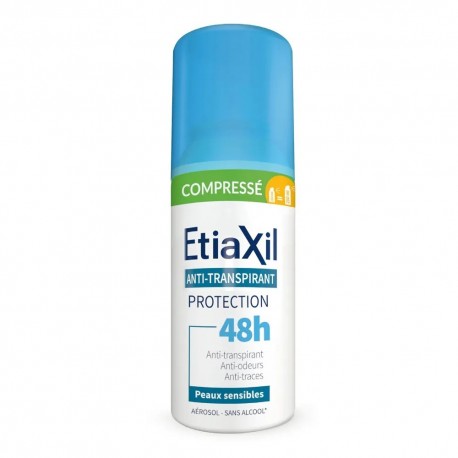 Etiaxil Déodorant Anti-Transpirant Protection 48H Peaux Sensibles Compressé 100 ml 3614810006397
