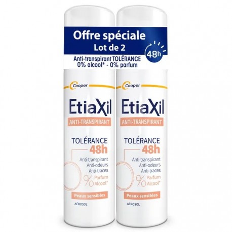 Etiaxil Anti-Perspirant Deodorant Tolerance 48H Sensitive Skin 2 x 150 ml 3614810003235