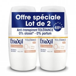 Etiaxil Anti-Perspirant Deodorant Tolerance 48H Sensitive Skin Roll-on 2 x 50 ml 3614810003242