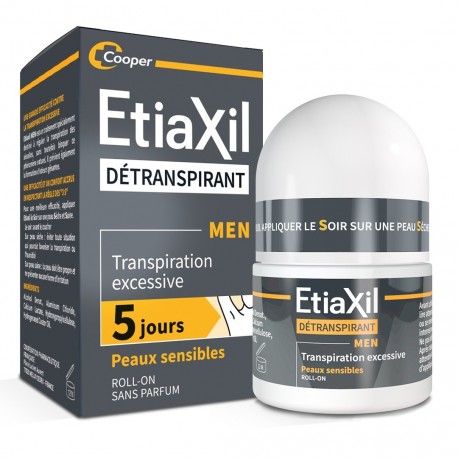 Etiaxil Détranspirant Men Peaux Sensibles Roll-On 15 ml 3614810005581