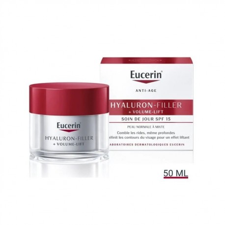 Eucerin Hyaluron-Filler + Volume-Lift Soin de Jour SPF15 Peau Normale à Mixte 50 ml 4005900467294