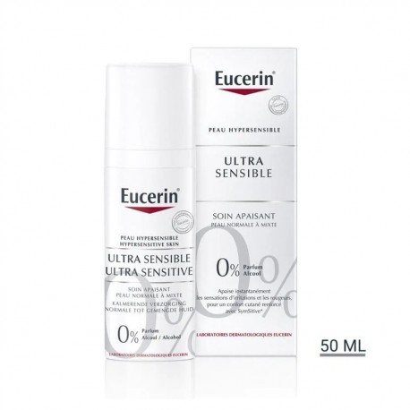 Eucerin Ultrasensible Soin Apaisant Peau Normale à Mixte 50 ml 4005800109171