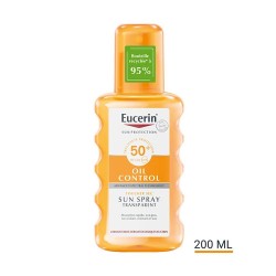 Eucerin Sun Protection Oil Control Sun Spray Transparent SPF50+ 200 ml 4005800005558