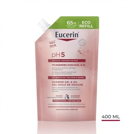 Eucerin PH5 Gel-Huile de Douche Recharge 400 ml 4005800355950