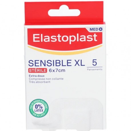 Elastoplast Sensible XL Stérile 5 Pansements 4006000060484