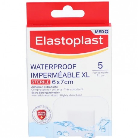 Elastoplast Waterproof XL Sterile 5 Plasters 0056594019553