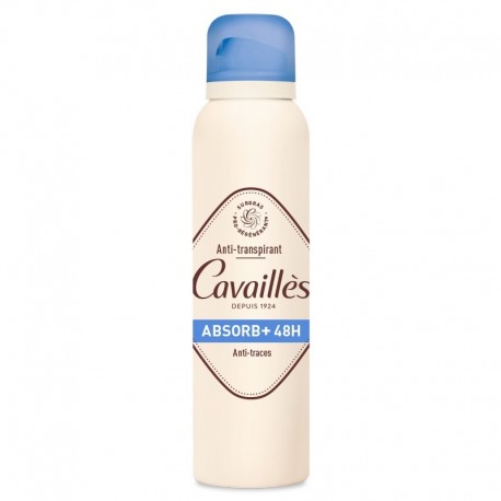 Cavaillès Anti-Transpirant Absorb+ 48H Anti-Traces Spray 150 ml 3596490006808