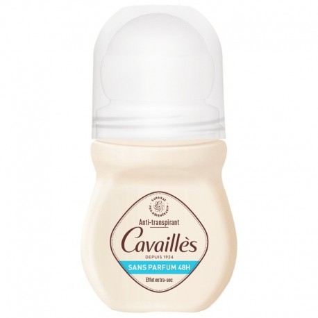 Cavaillès Deodorant Fragrance-Free 48H Roll-On 50 ml 3596490006709
