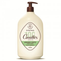 Cavaillès Bath and Shower Gel Green Almond Sensitive Skin 1L 3596490006358