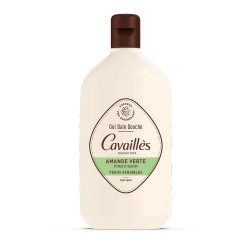 Cavaillès Bath and Shower Gel Green Almond Sensitive Skin 400 ml 3596490006419